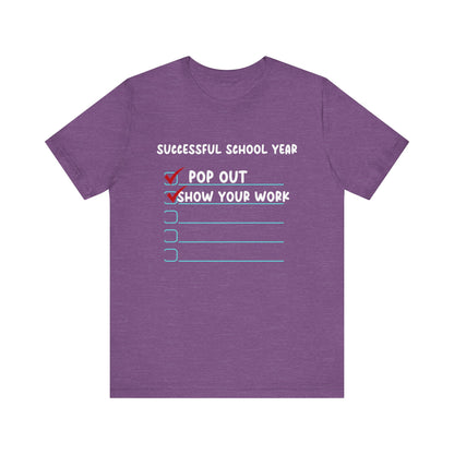 Pop Out Unisex Jersey Short Sleeve Tee