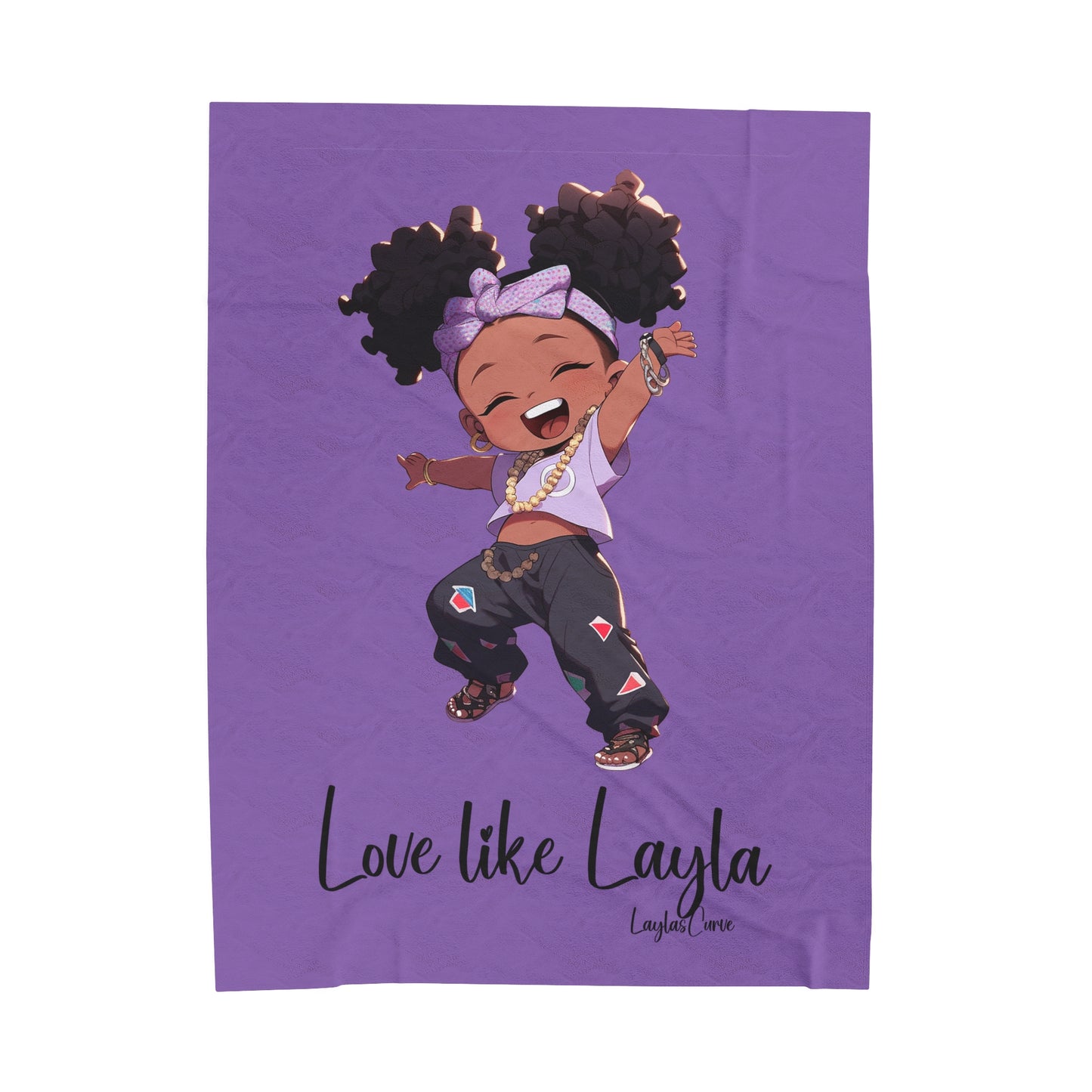 Velveteen Plush Blanket - Love Like Layla Design