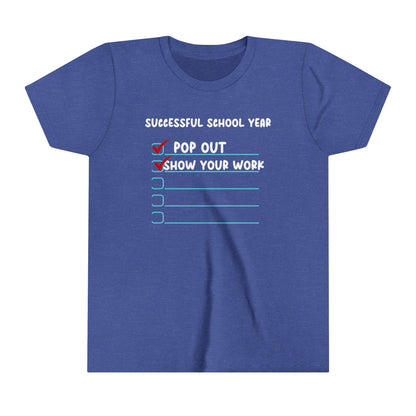 Pop Out Youth Short Sleeve Tee