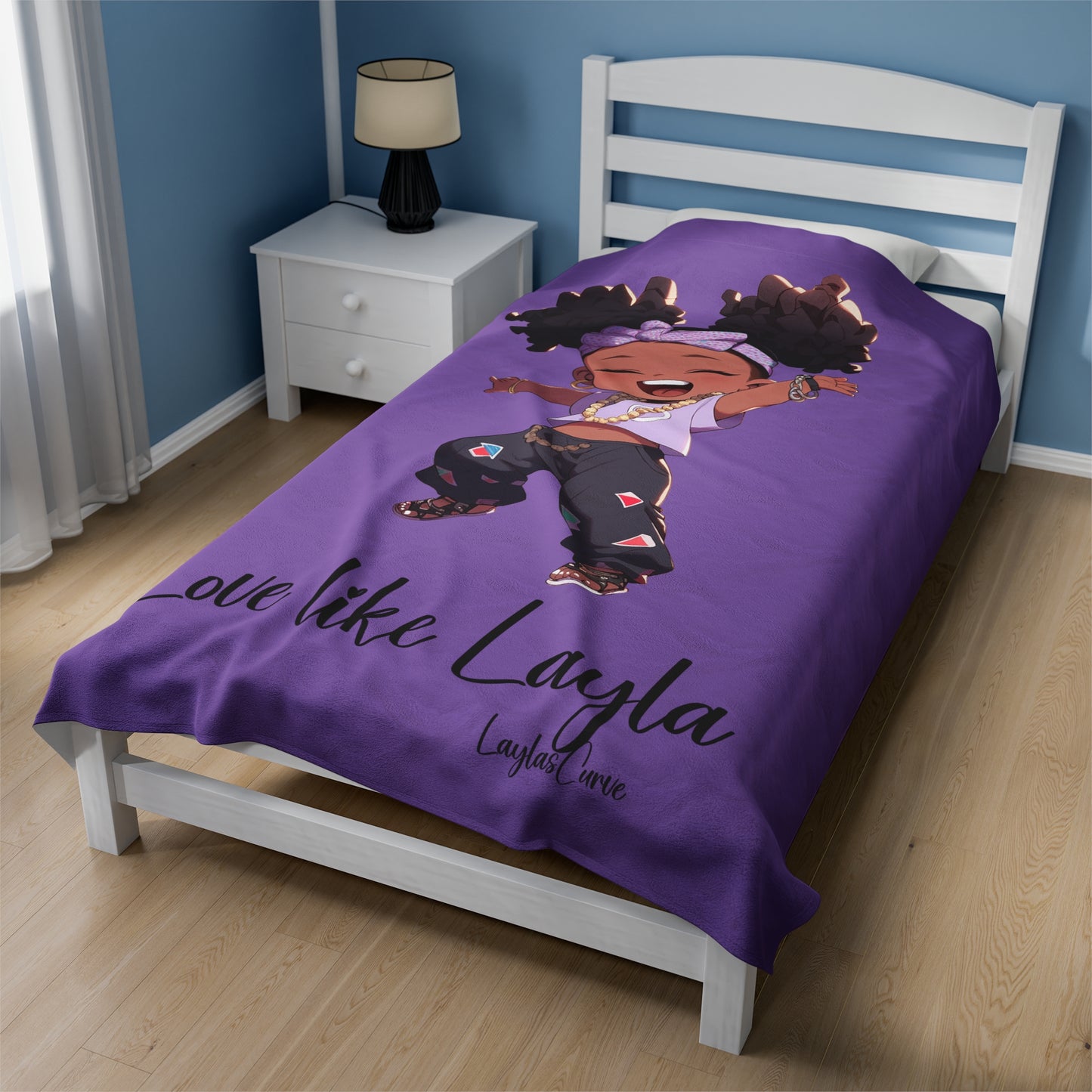 Velveteen Plush Blanket - Love Like Layla Design