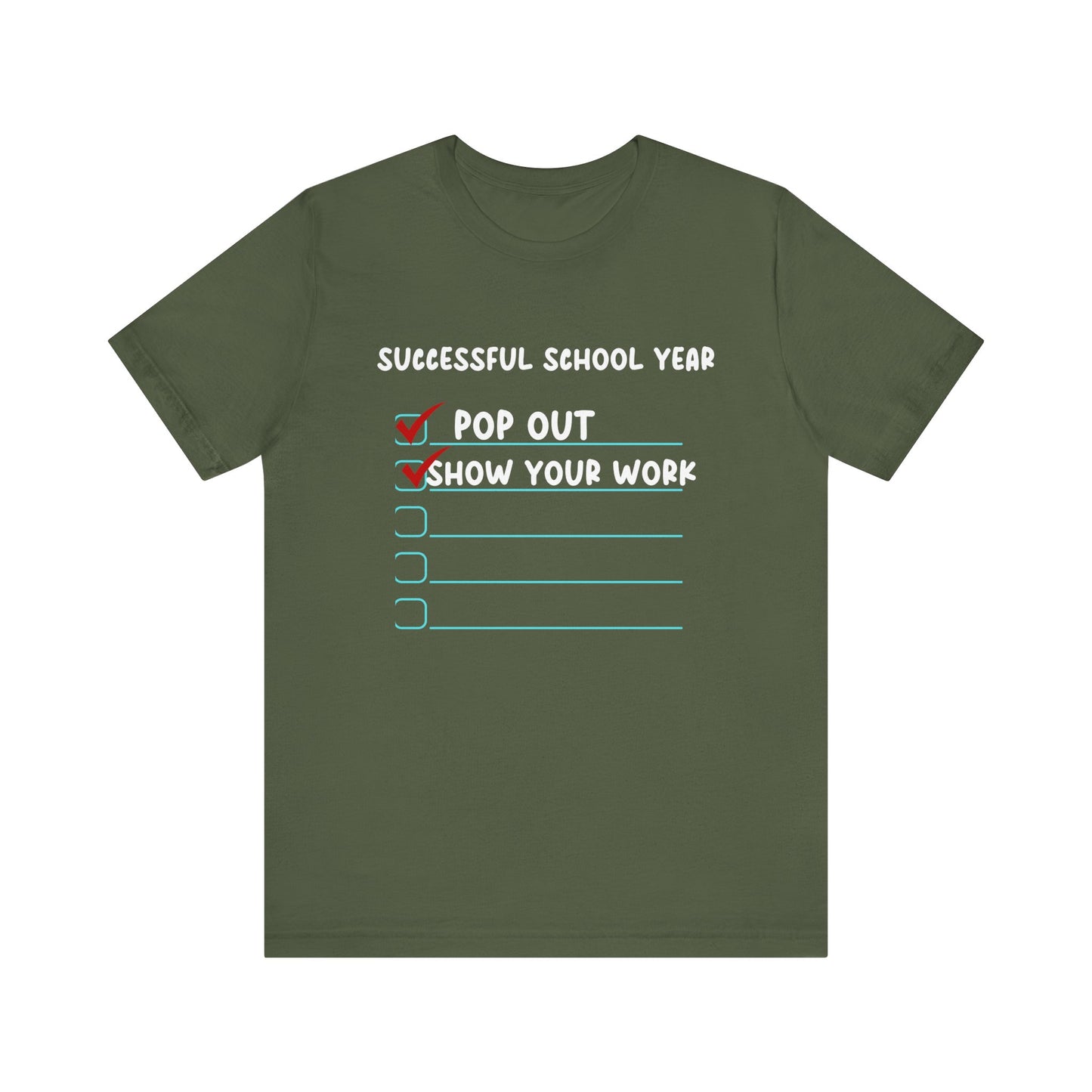 Pop Out Unisex Jersey Short Sleeve Tee