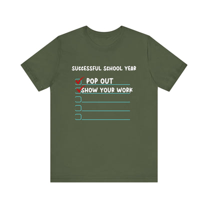 Pop Out Unisex Jersey Short Sleeve Tee