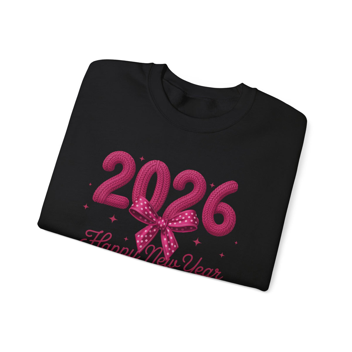 2026 Crochet Bow Sweatshirt