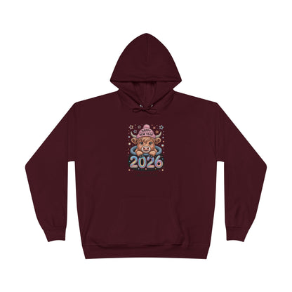 2026 Cute Cow Hoodie