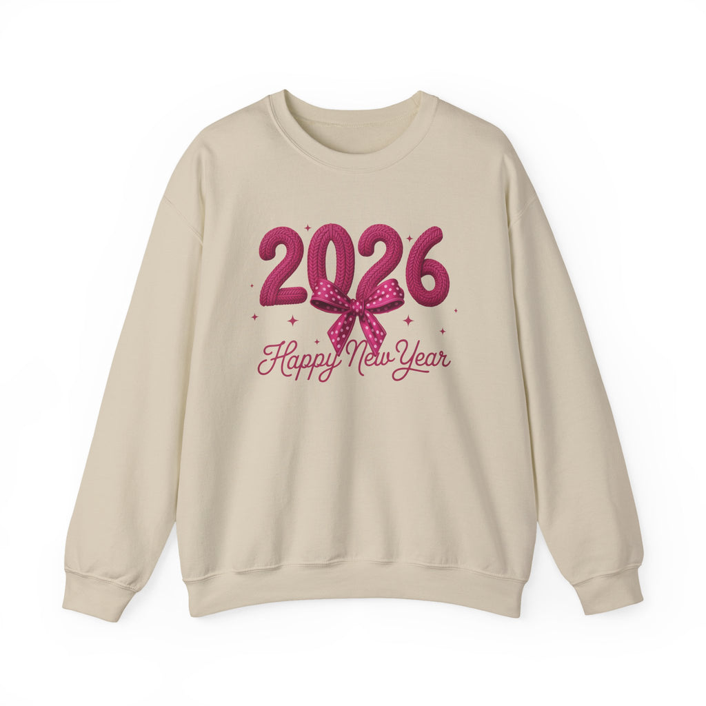 2026 Crochet Bow Sweatshirt