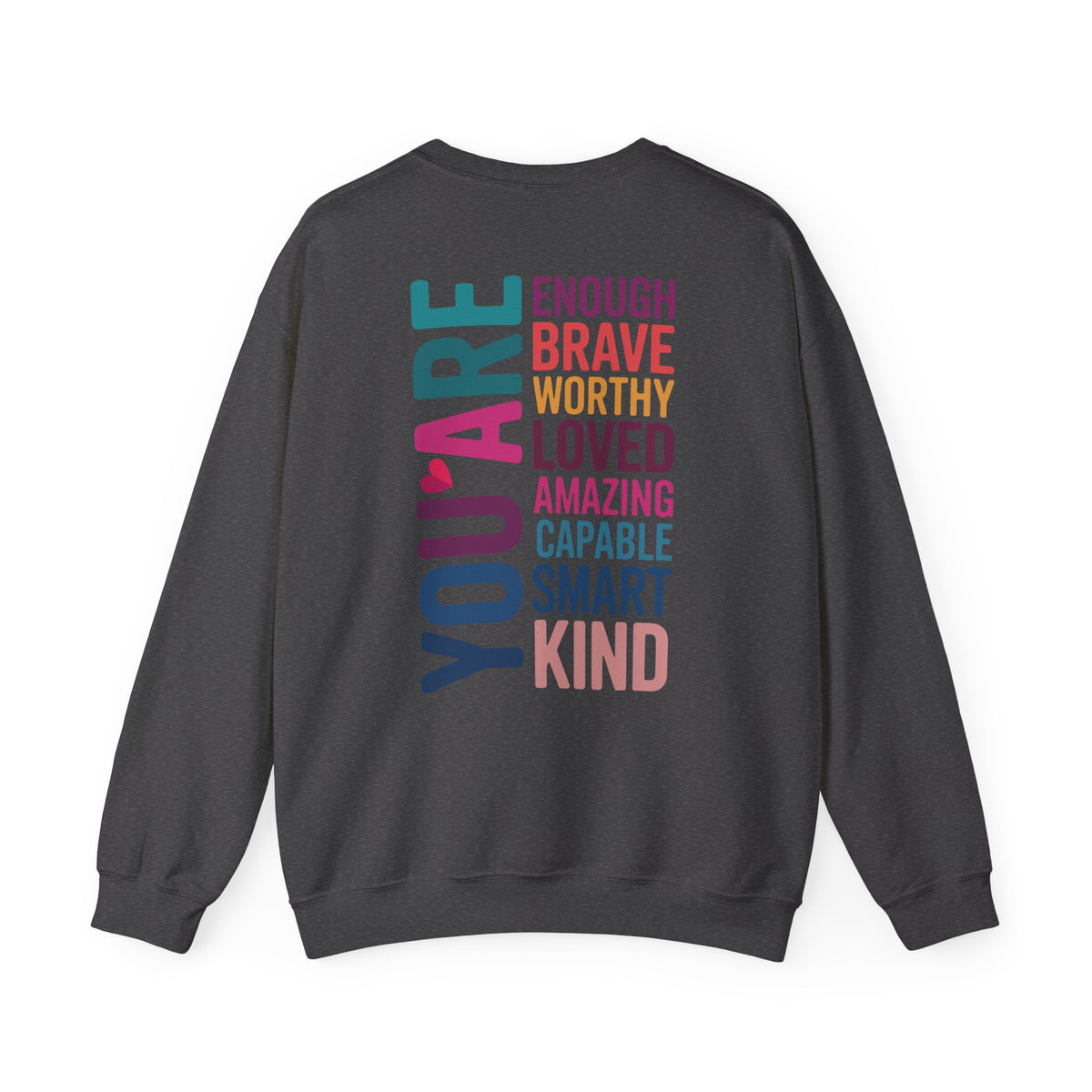 LAYLASCURVE Inspirational Love Bow Sweatshirt