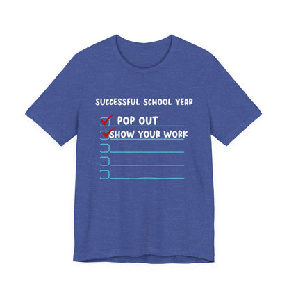 Pop Out Unisex Jersey Short Sleeve Tee