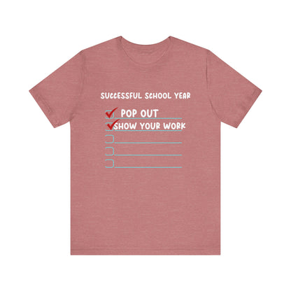Pop Out Unisex Jersey Short Sleeve Tee