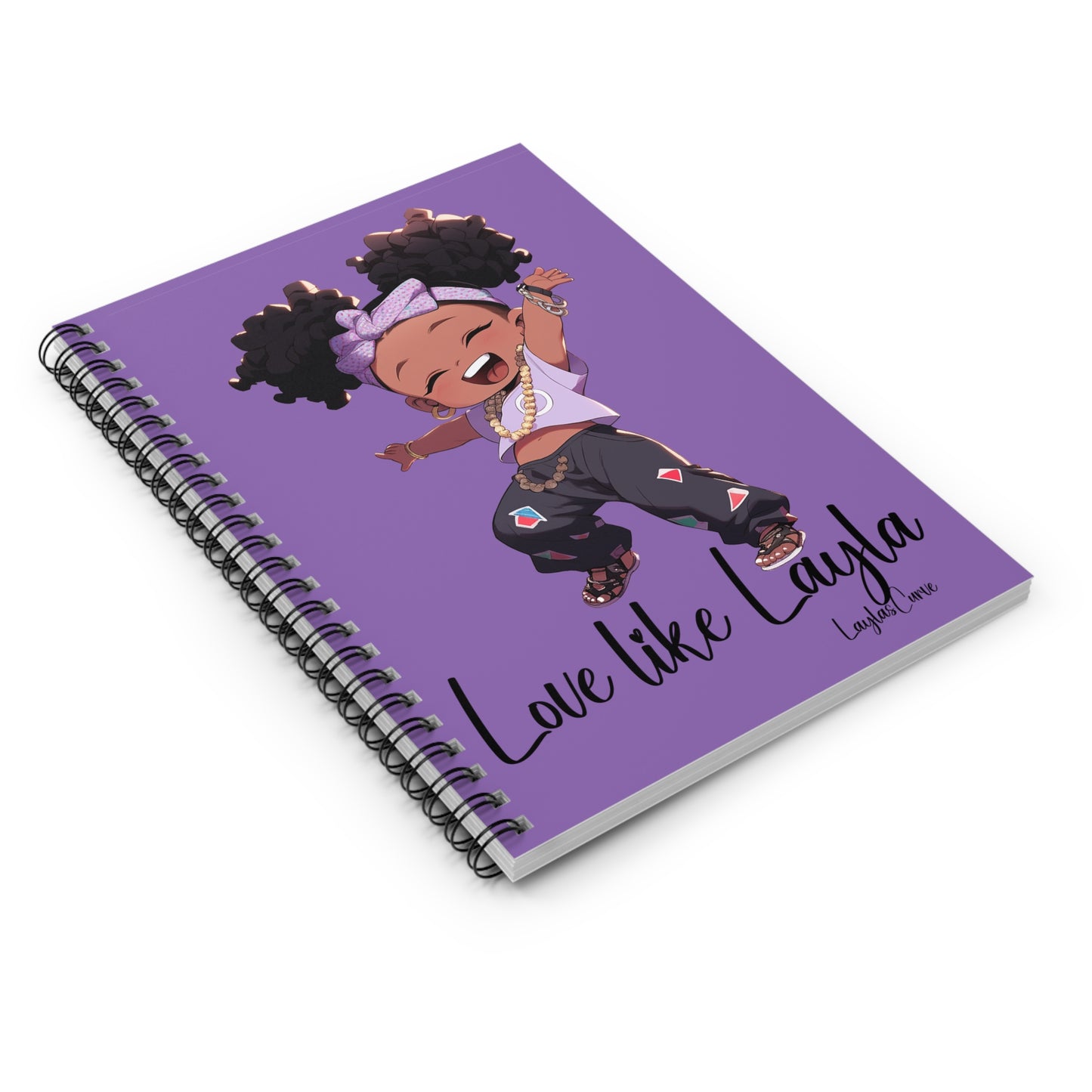 Spiral Notebook - Love Like Layla, Ruled Line