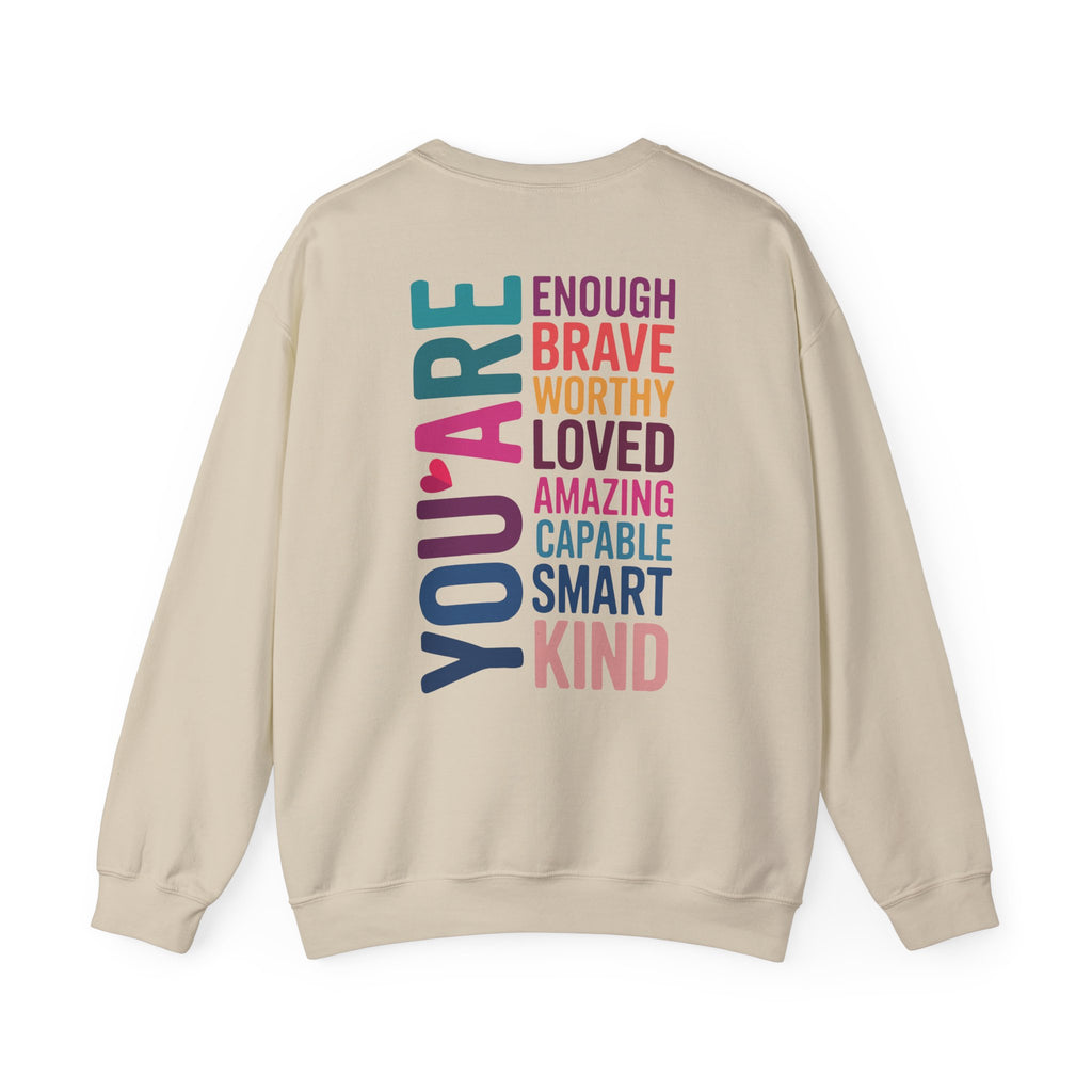 LAYLASCURVE Inspirational Love Bow Sweatshirt