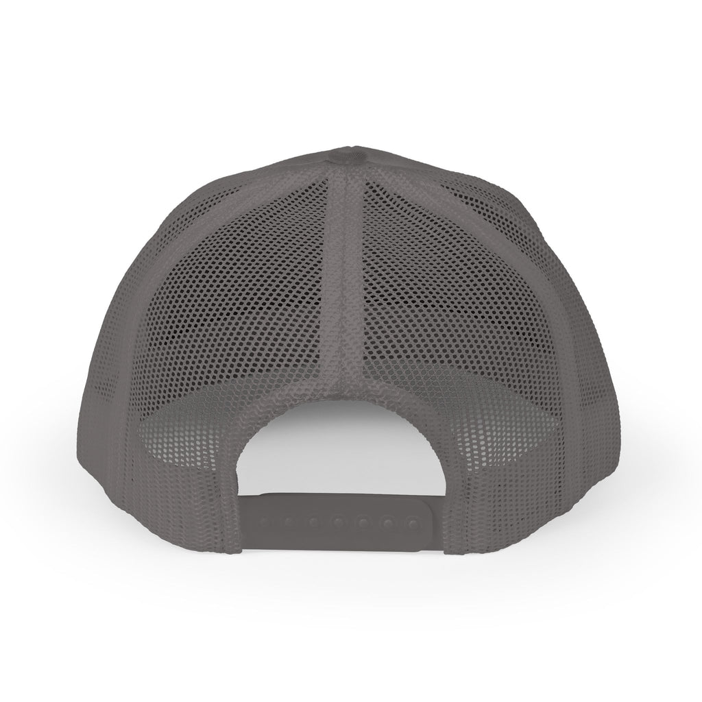 Assume Competence Retro Trucker Hat — Rainbow Empowerment Mesh Cap