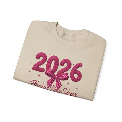 2026 Crochet Bow Sweatshirt