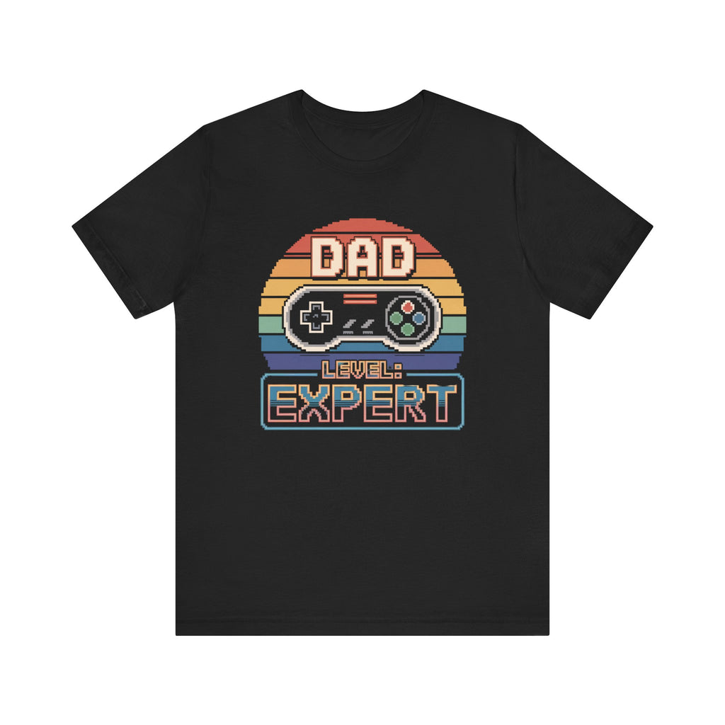 Dad Level Expert Retro Gaming Tee