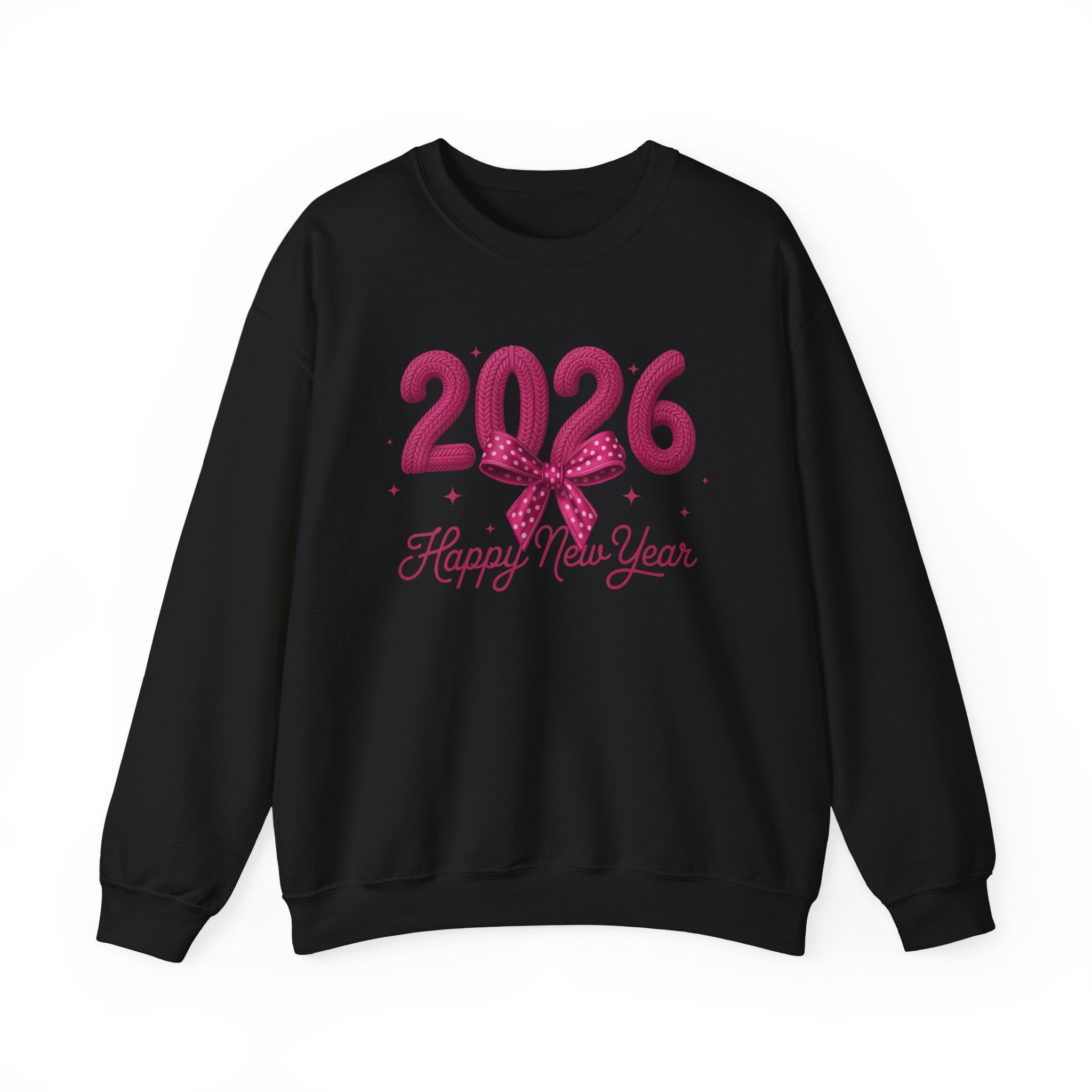 2026 Crochet Bow Sweatshirt