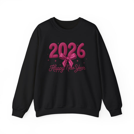 2026 Crochet Bow Sweatshirt