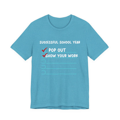 Pop Out Unisex Jersey Short Sleeve Tee