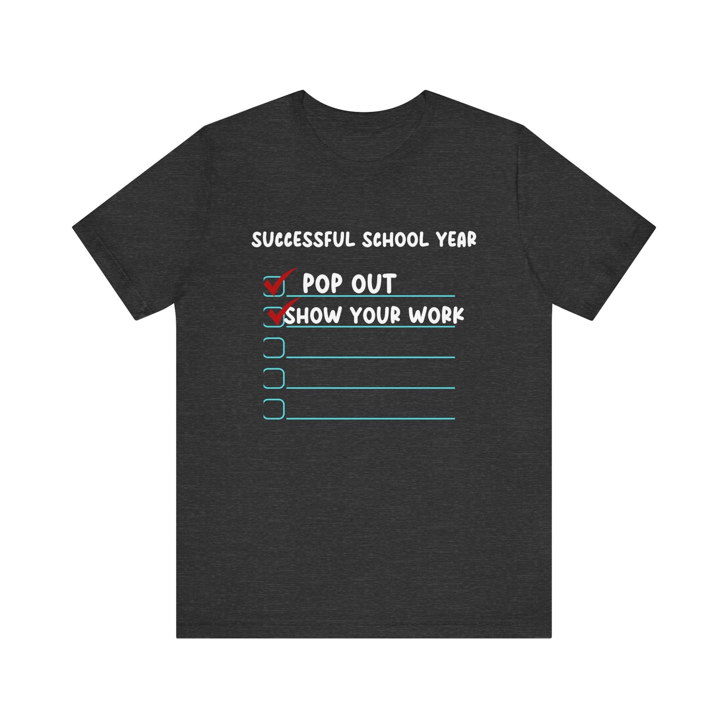 Pop Out Unisex Jersey Short Sleeve Tee