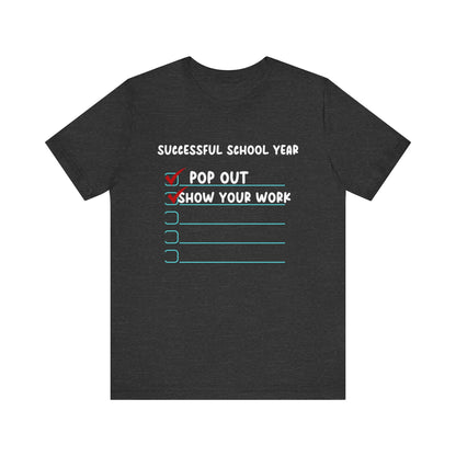 Pop Out Unisex Jersey Short Sleeve Tee