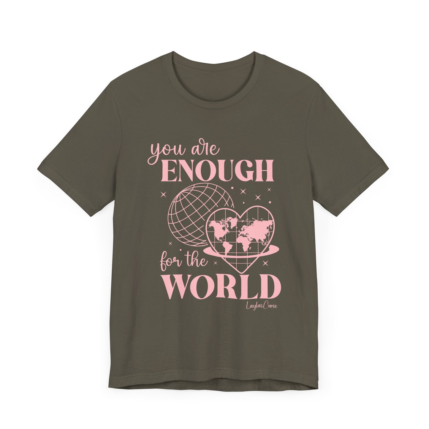 Pink You are enough T-Shirt