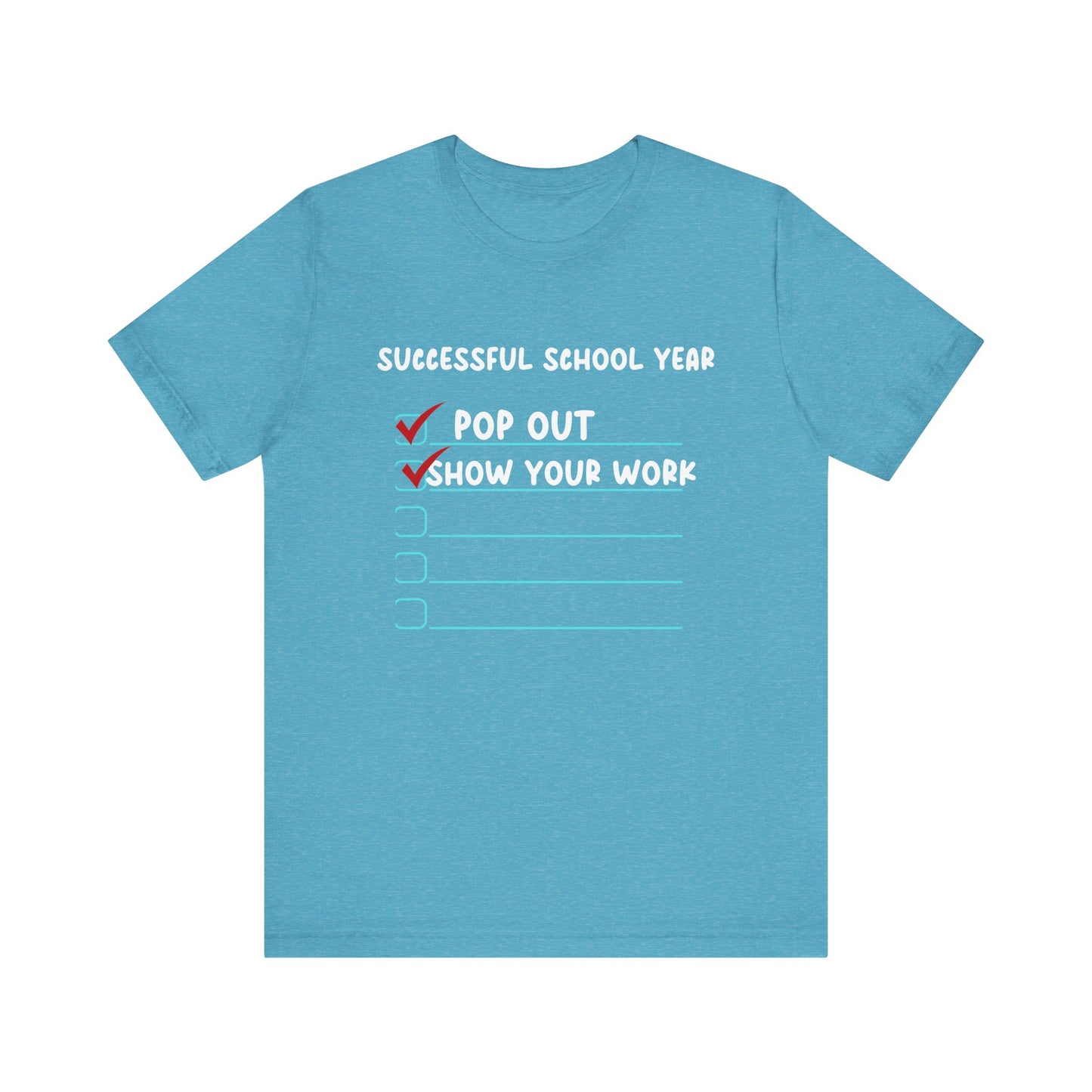 Pop Out Unisex Jersey Short Sleeve Tee