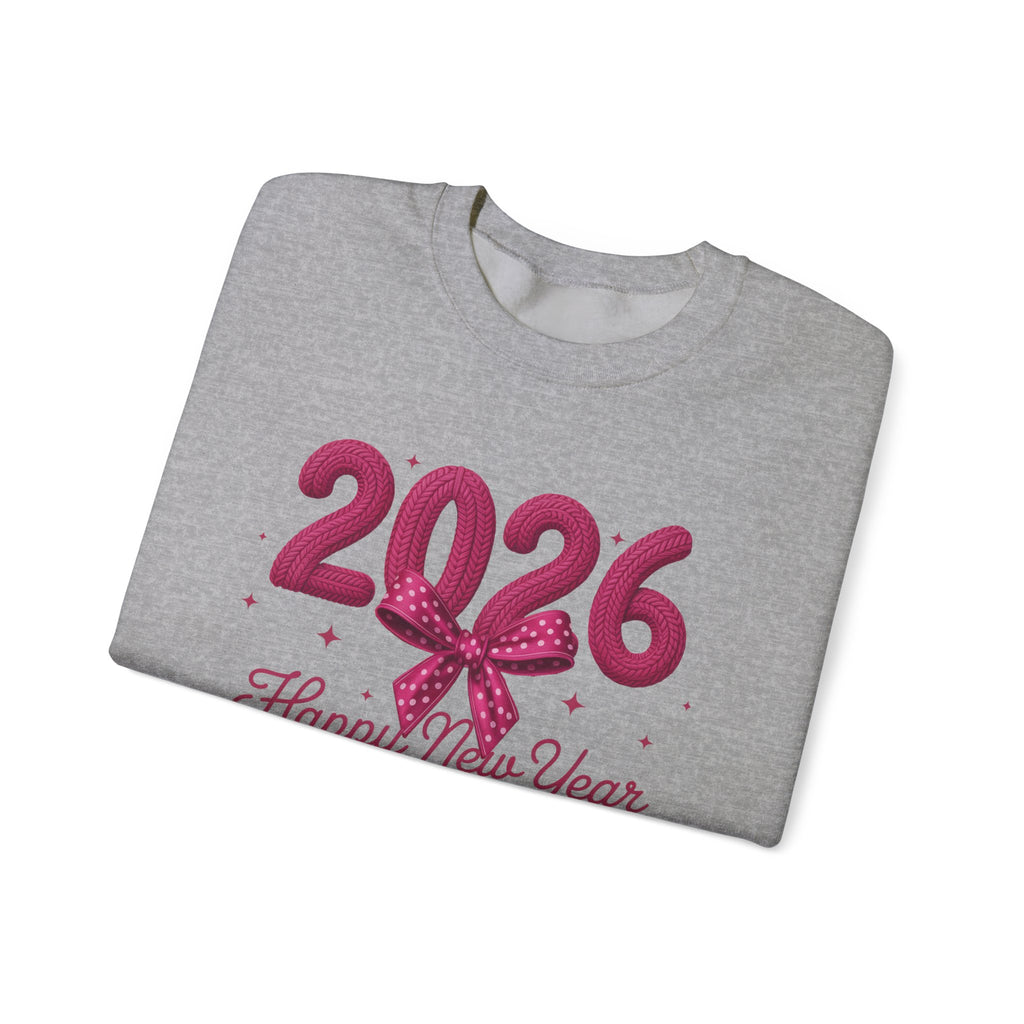 2026 Crochet Bow Sweatshirt