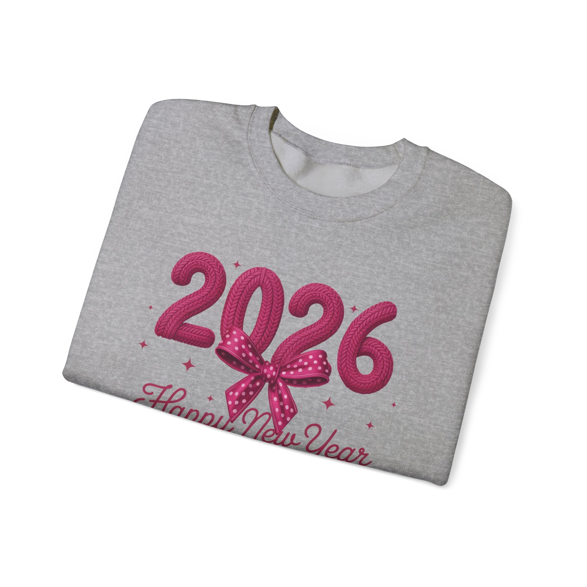 2026 Crochet Bow Sweatshirt