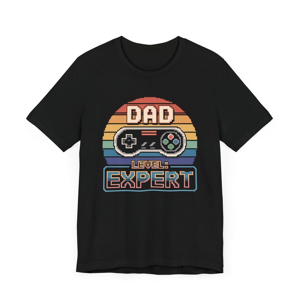 Dad Level Expert Retro Gaming Tee