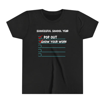 Pop Out Youth Short Sleeve Tee
