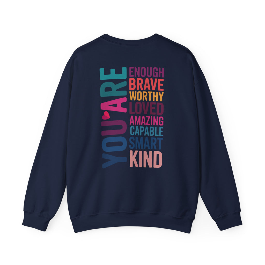 LAYLASCURVE Inspirational Love Bow Sweatshirt