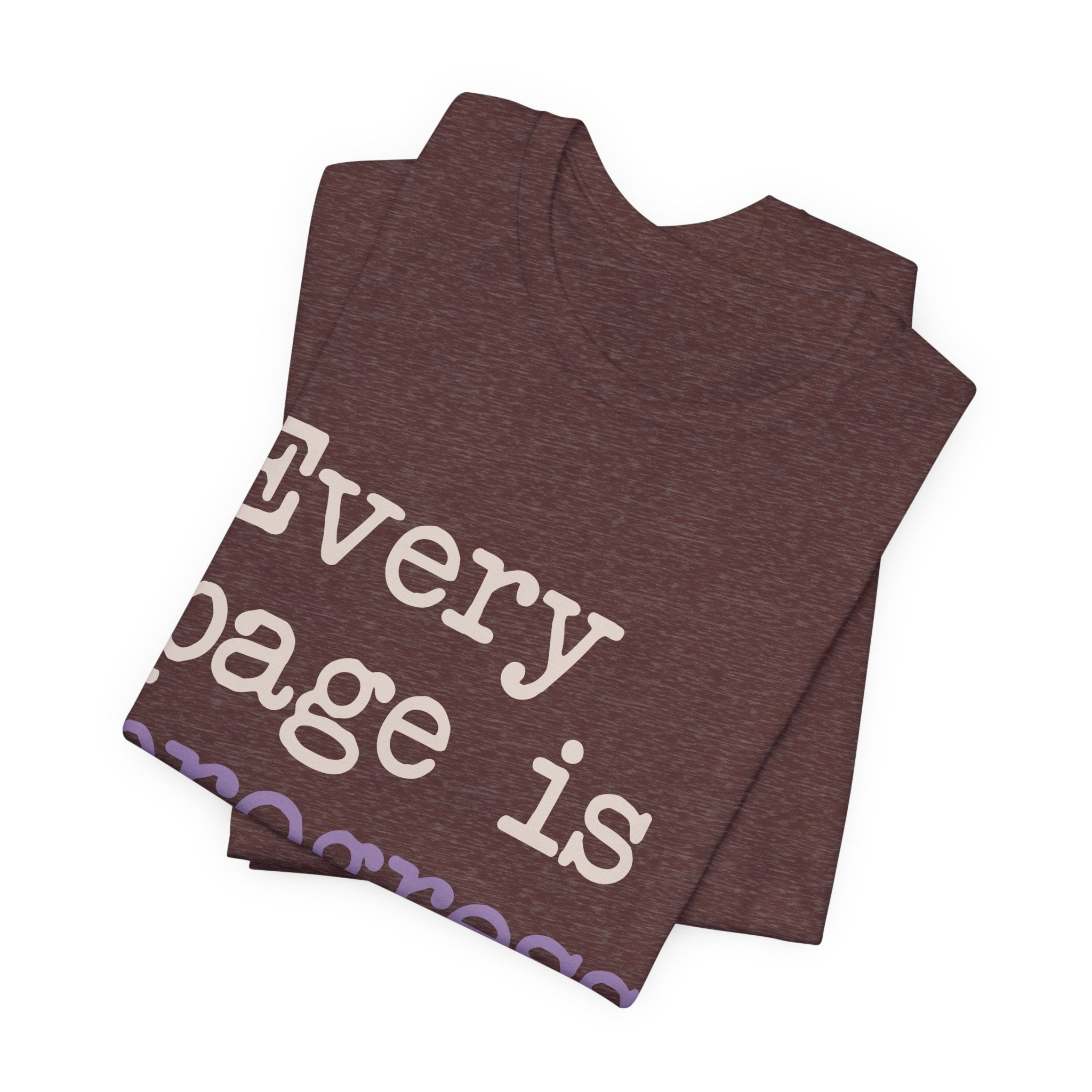 Every Page Is Progress Tee – Inspirational Reading & Recovery Shirt