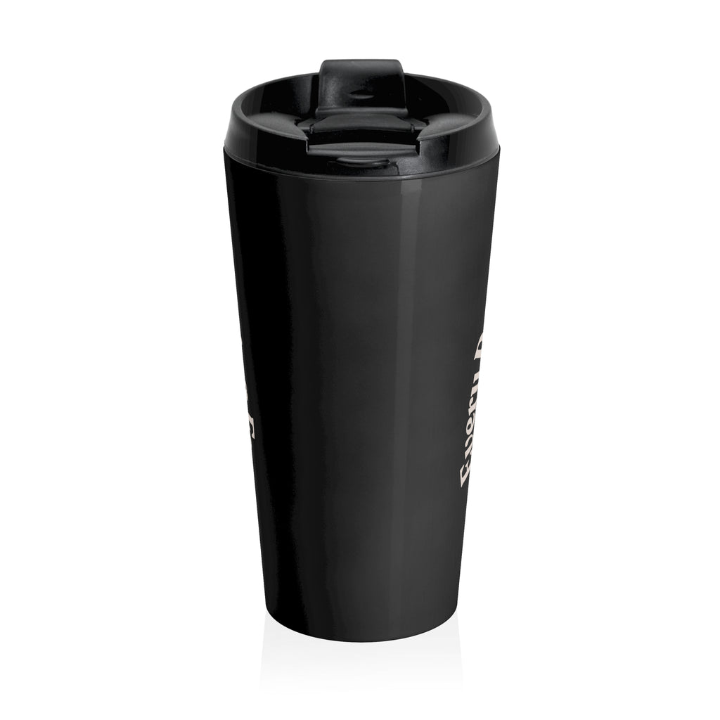 Travel Mug – “Every Reader Is Worth Fighting For” Boxing Gloves Book Design, Stainless Steel Tumbler