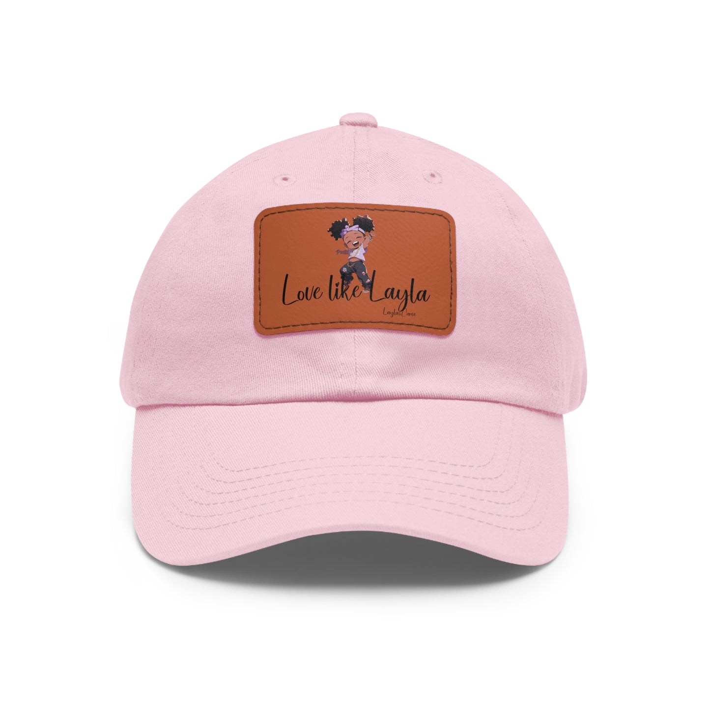 Dad Hat Love Like Layla with Leather Patch