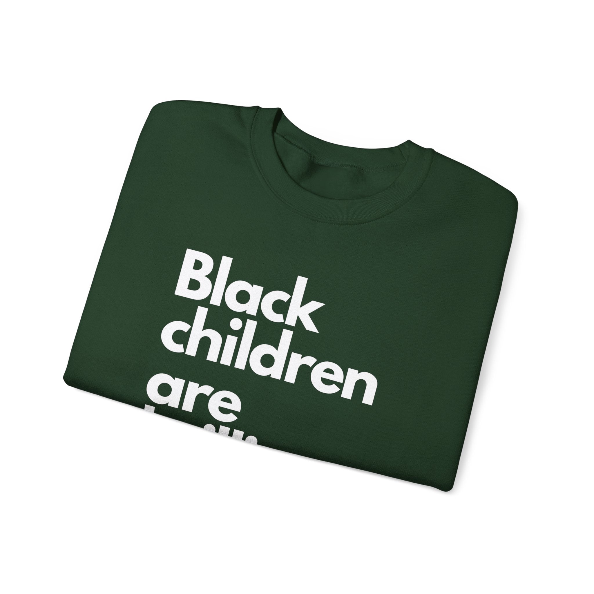 Black Children Are Brilliant Crewneck Sweatshirt