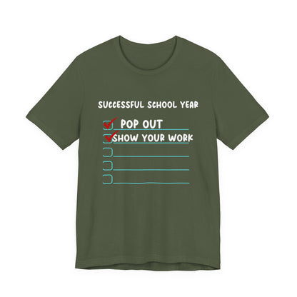 Pop Out Unisex Jersey Short Sleeve Tee