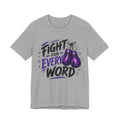 Fight For Every Word T-Shirt — Inspirational Boxing Graphic Tee