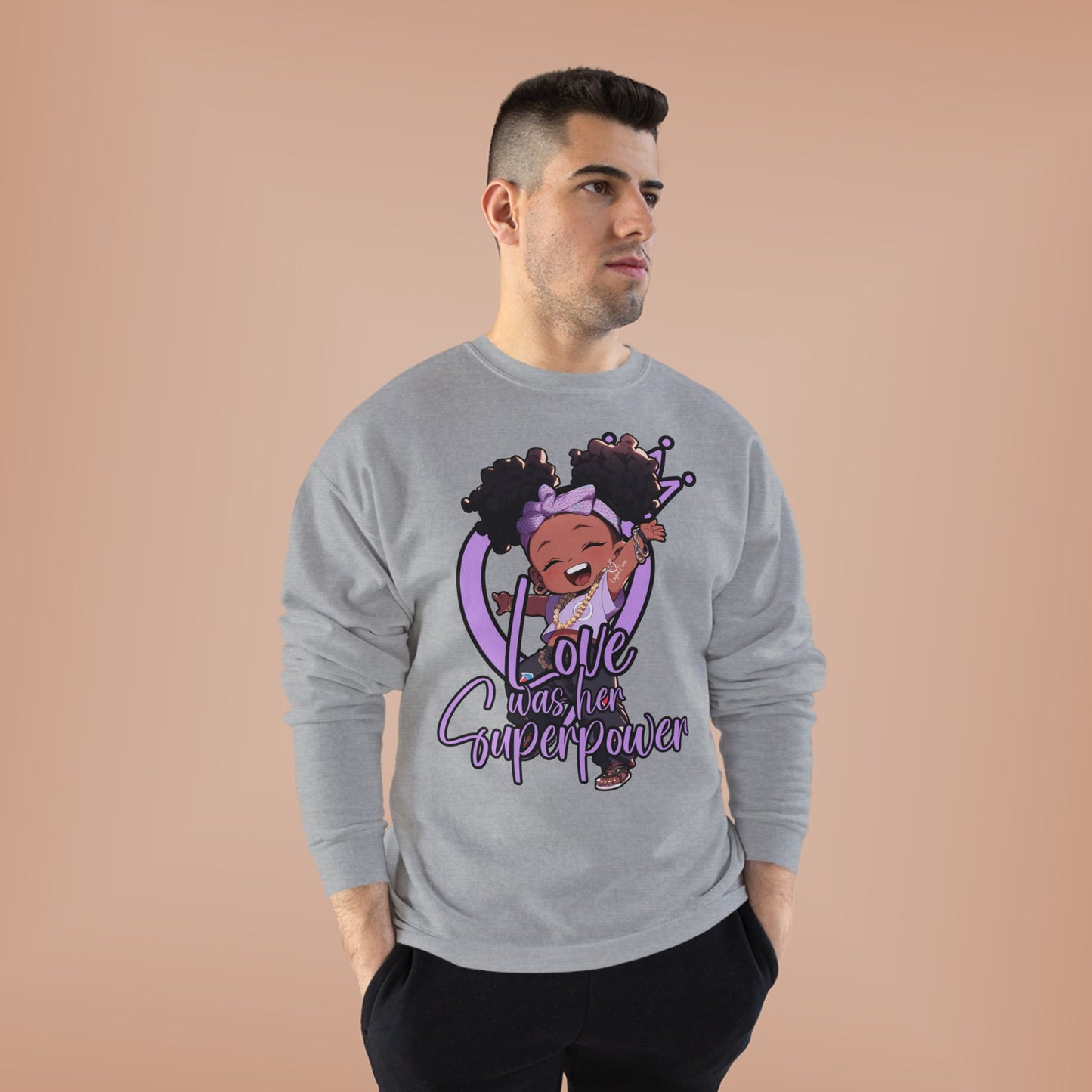 Love was her superpower Sweatshirt