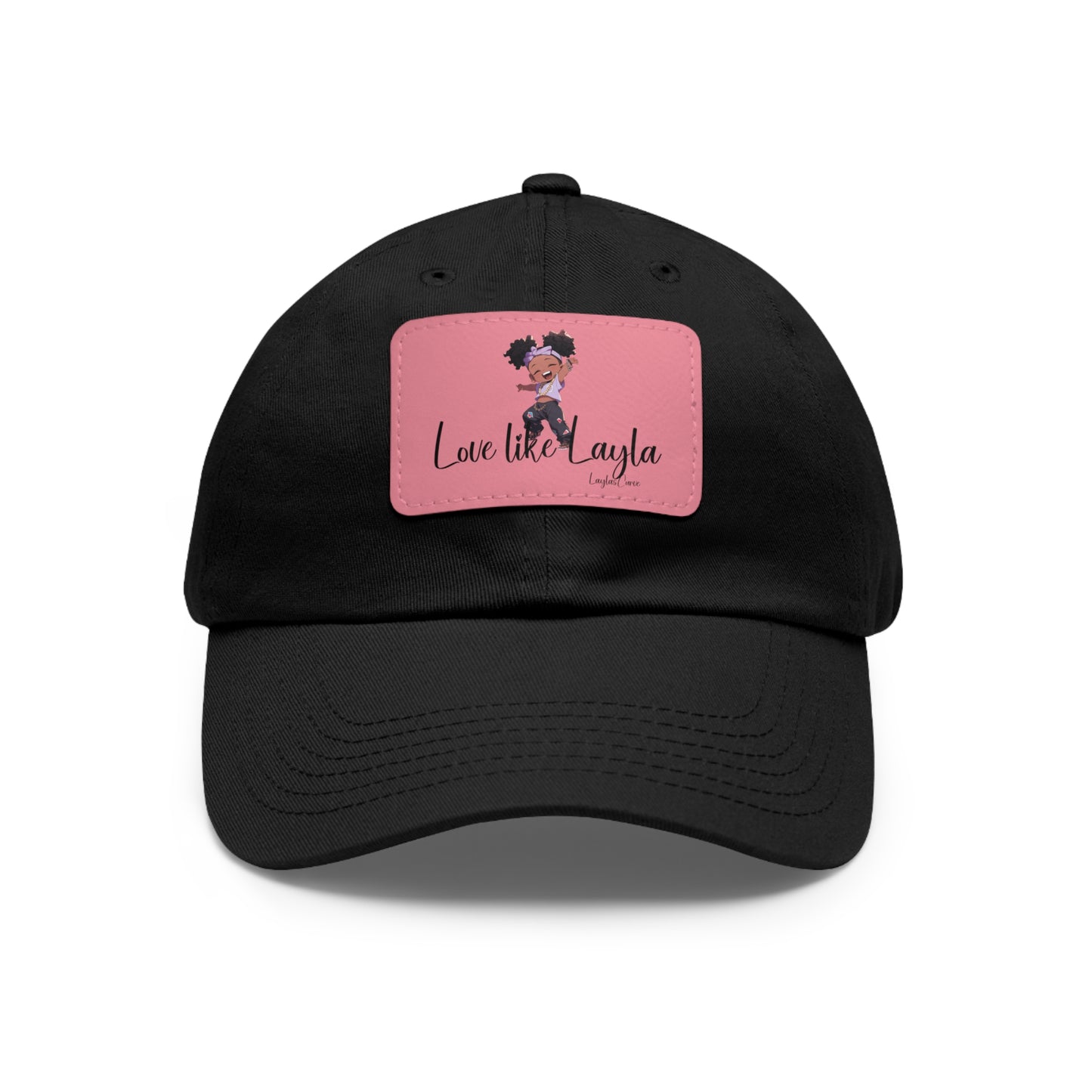 Dad Hat Love Like Layla with Leather Patch