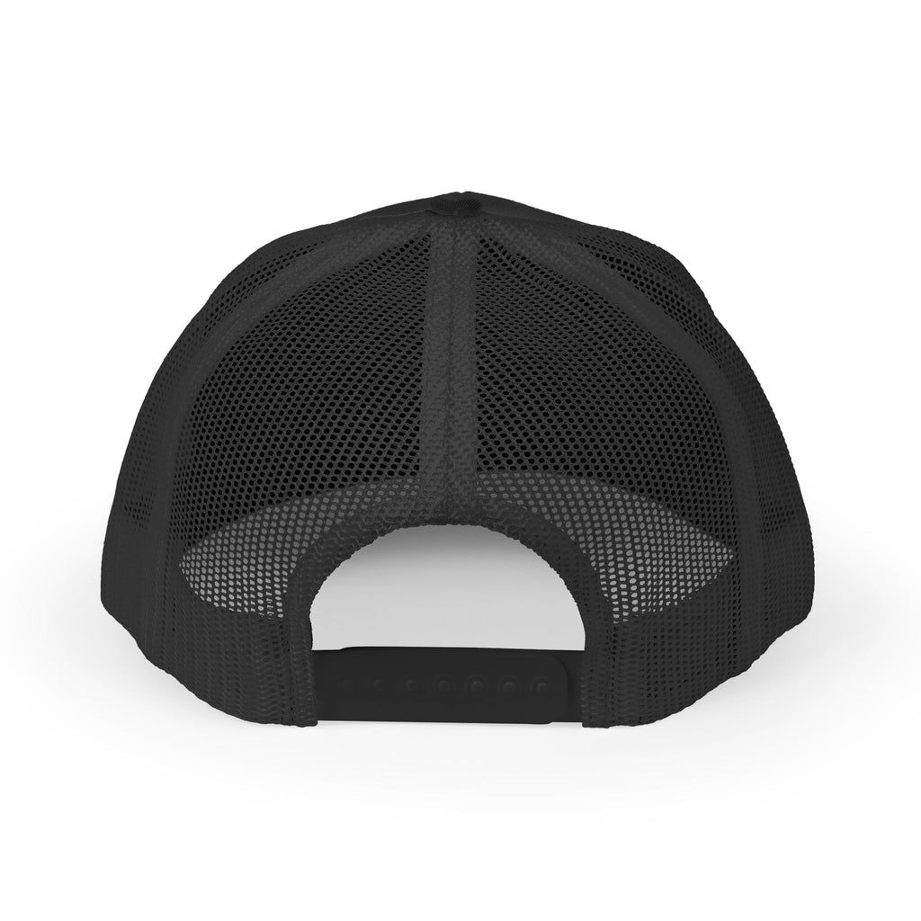 Assume Competence Retro Trucker Hat — Rainbow Empowerment Mesh Cap