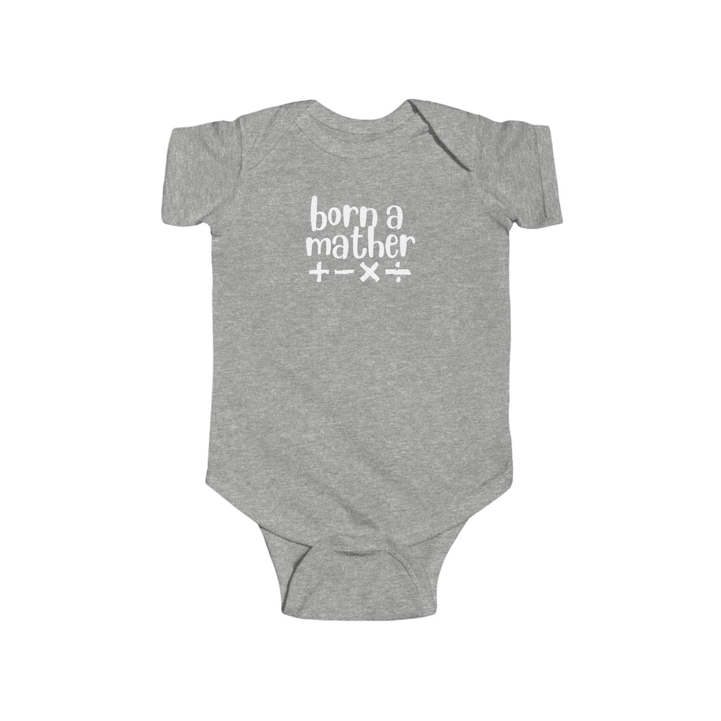 Infant Born A Mather Bodysuit