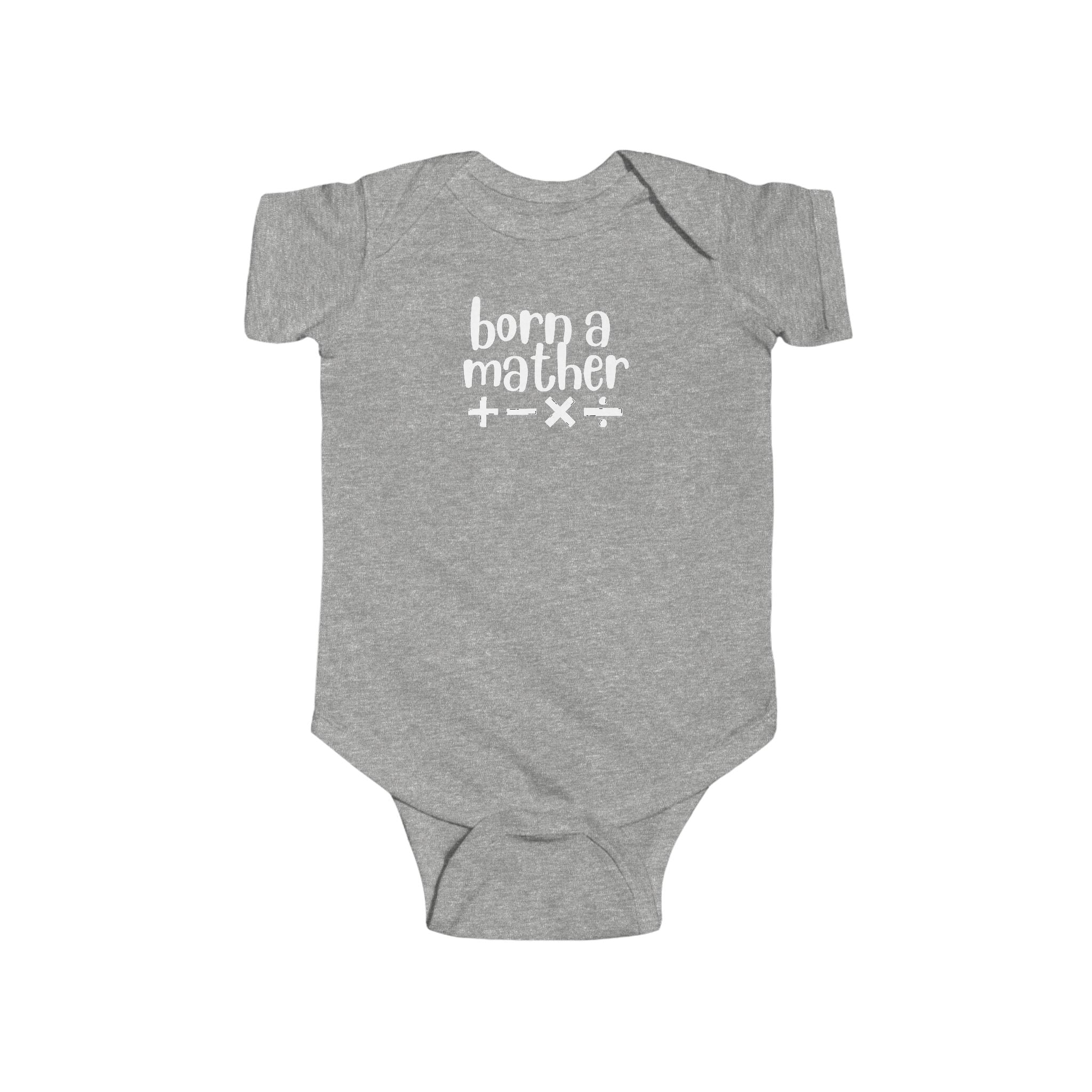 Infant Born A Mather Bodysuit
