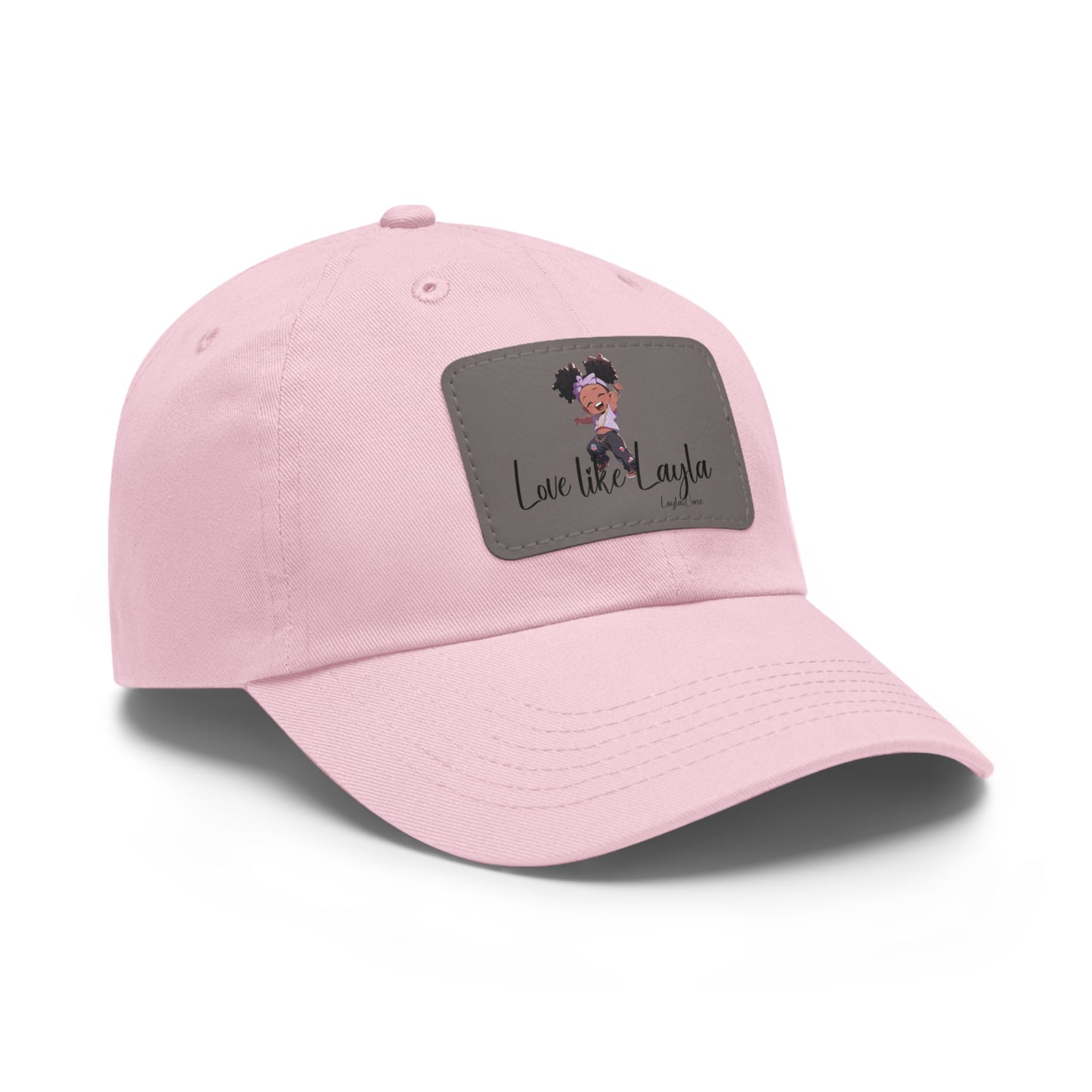 Dad Hat Love Like Layla with Leather Patch