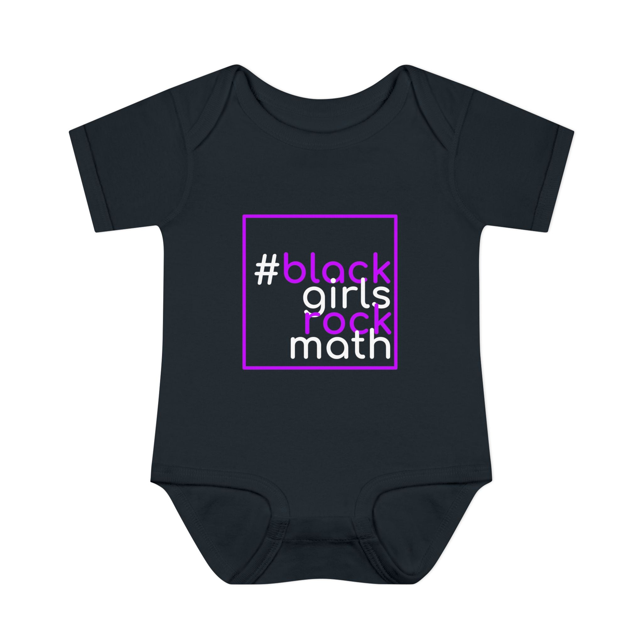 “#blackgirlsrockmath” Infant Onesie