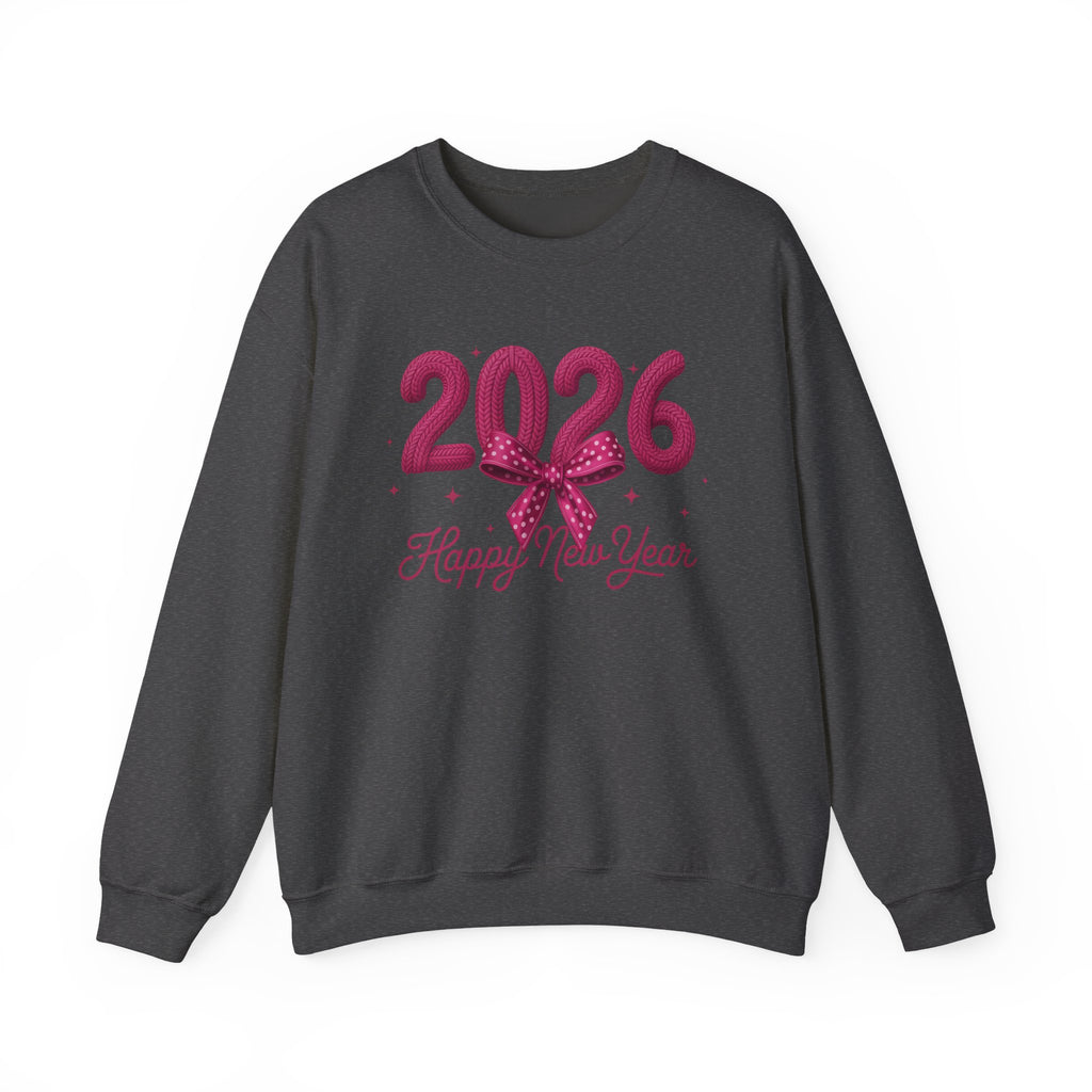 2026 Crochet Bow Sweatshirt
