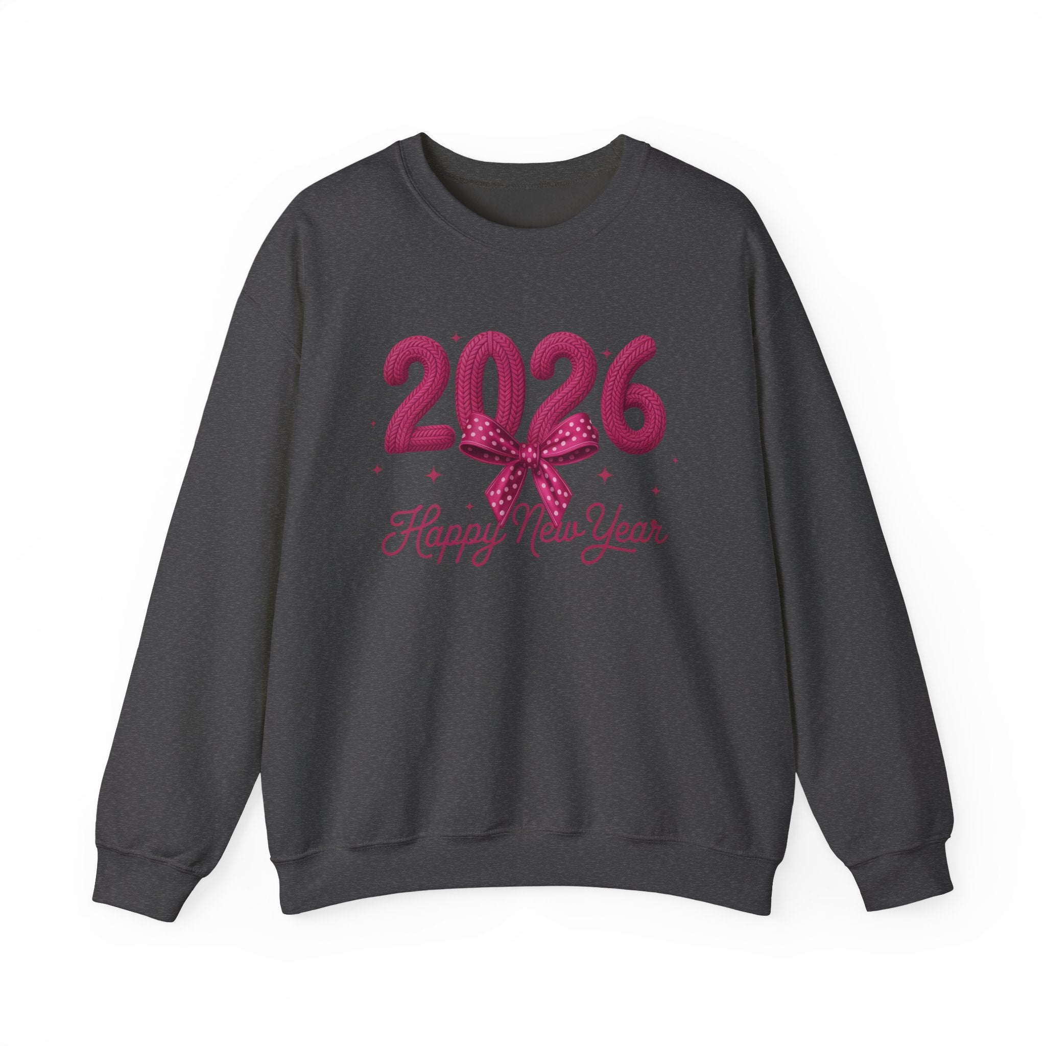 2026 Crochet Bow Sweatshirt