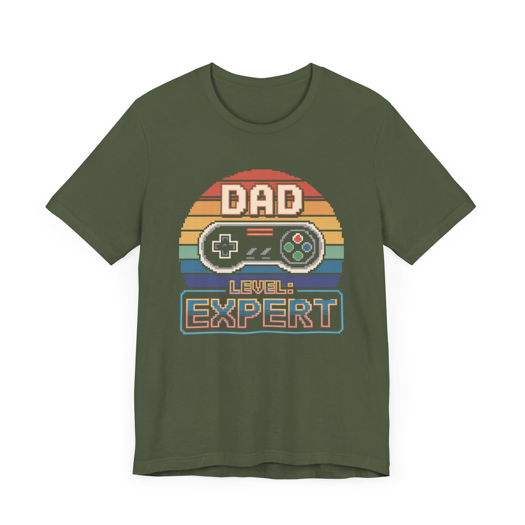 Dad Level Expert Retro Gaming Tee