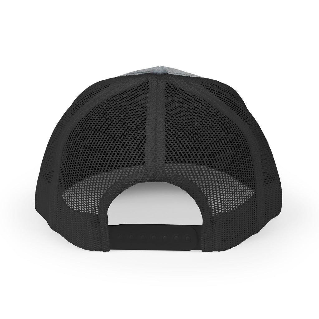 Assume Competence Retro Trucker Hat — Rainbow Empowerment Mesh Cap