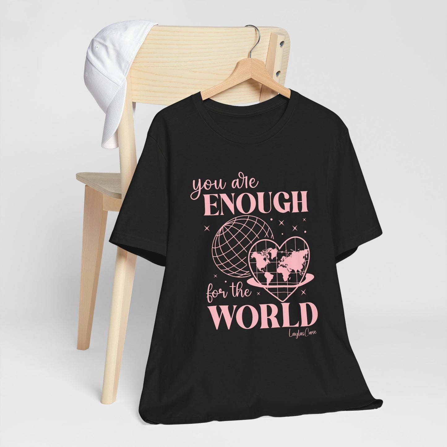 Pink You are enough T-Shirt