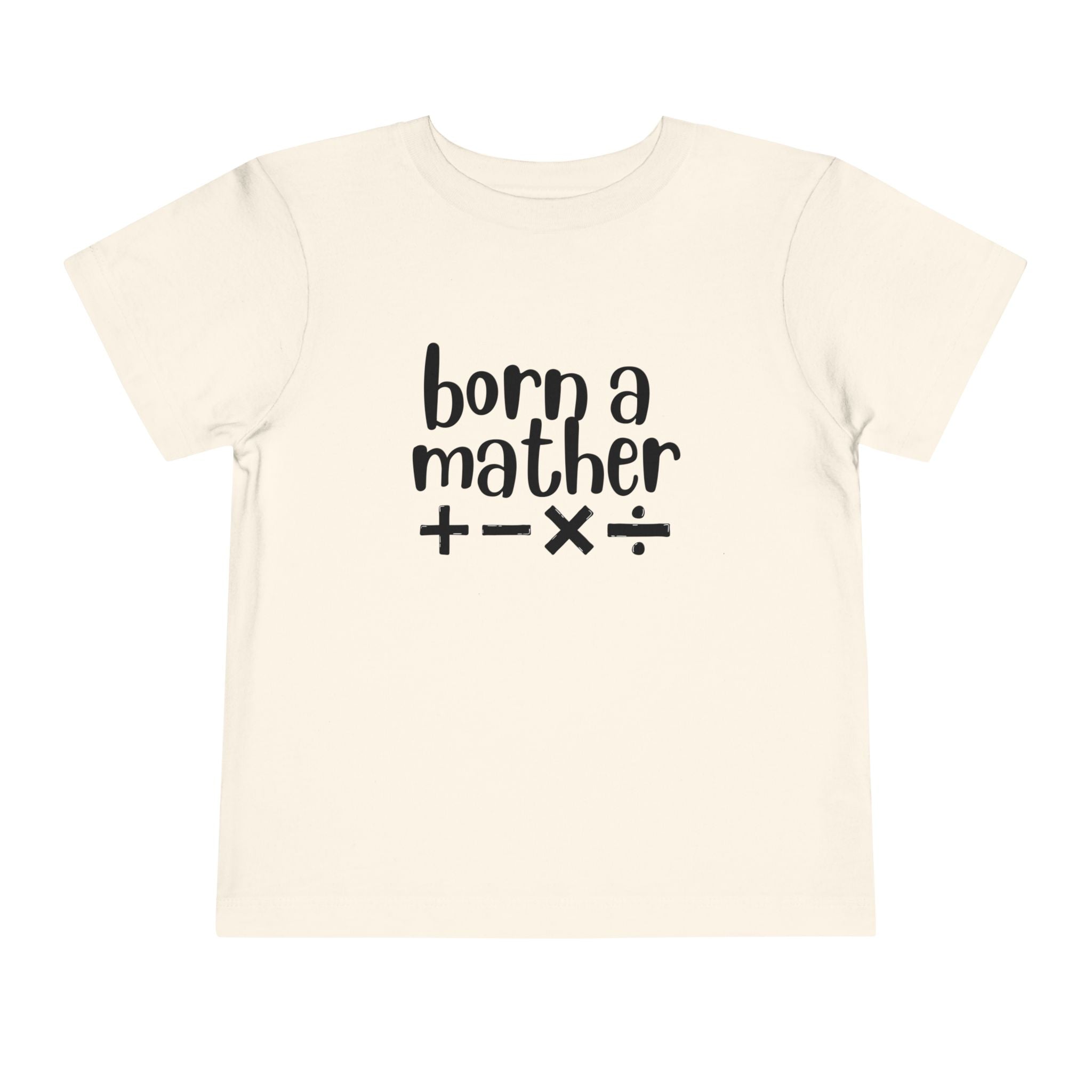 Math Toddler Tee Shirt