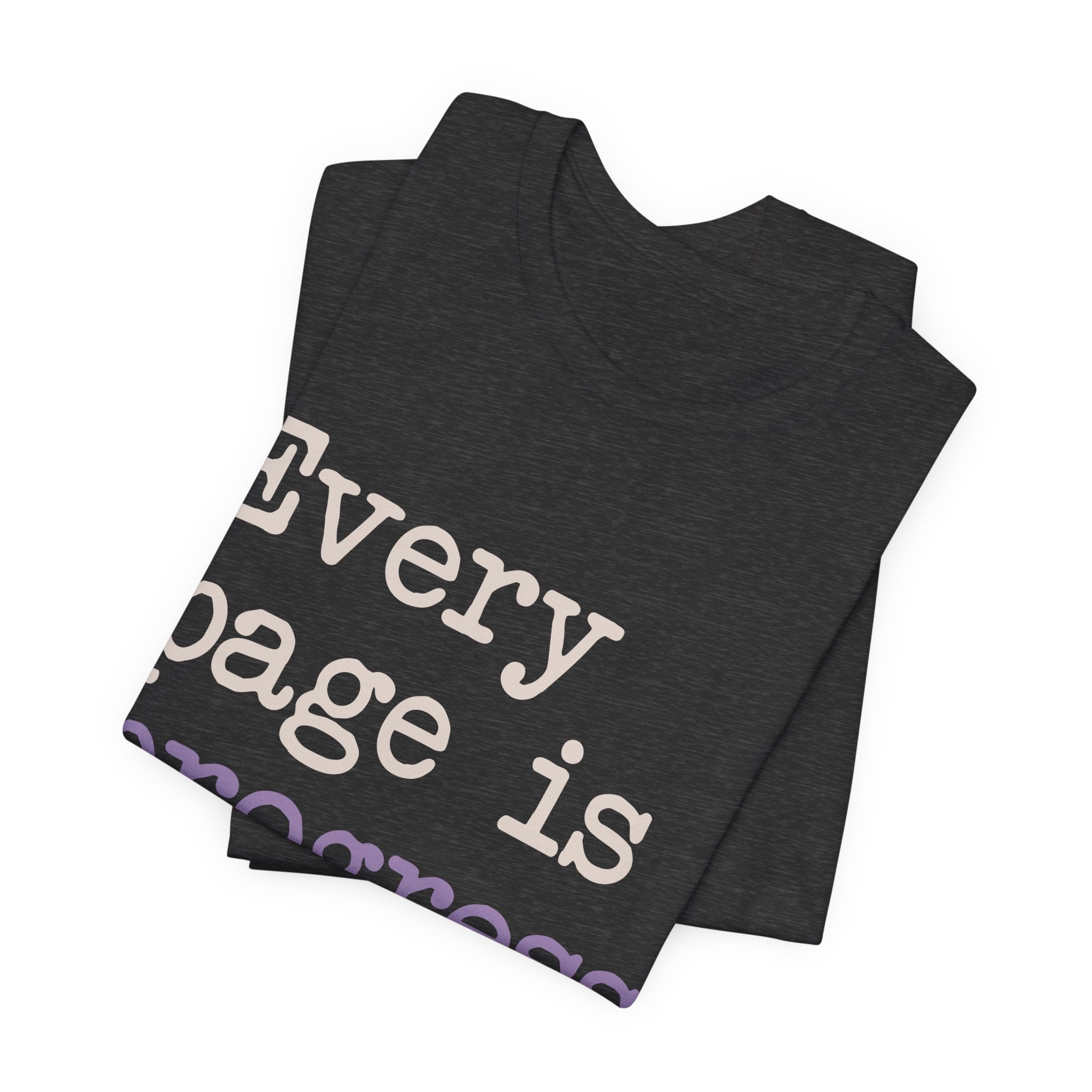 Every Page Is Progress Tee – Inspirational Reading & Recovery Shirt