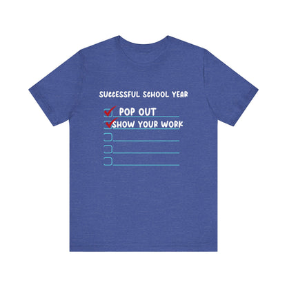 Pop Out Unisex Jersey Short Sleeve Tee